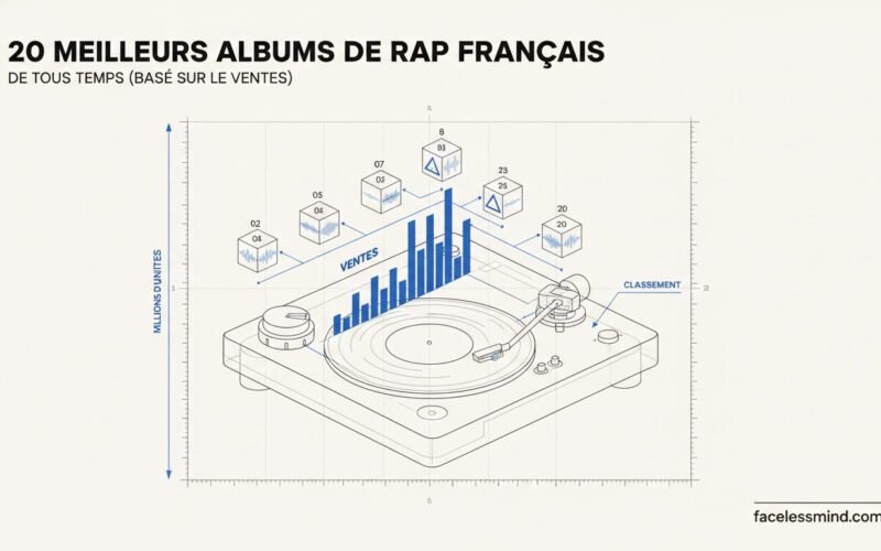 20 meilleurs albums de rap français de tous les temps (basé sur les ventes)