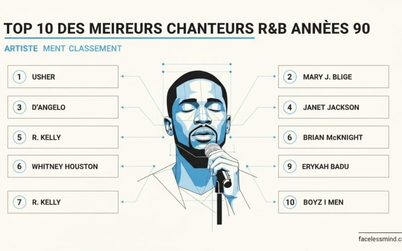 Top 10 des meilleurs chanteurs R&B des années 90