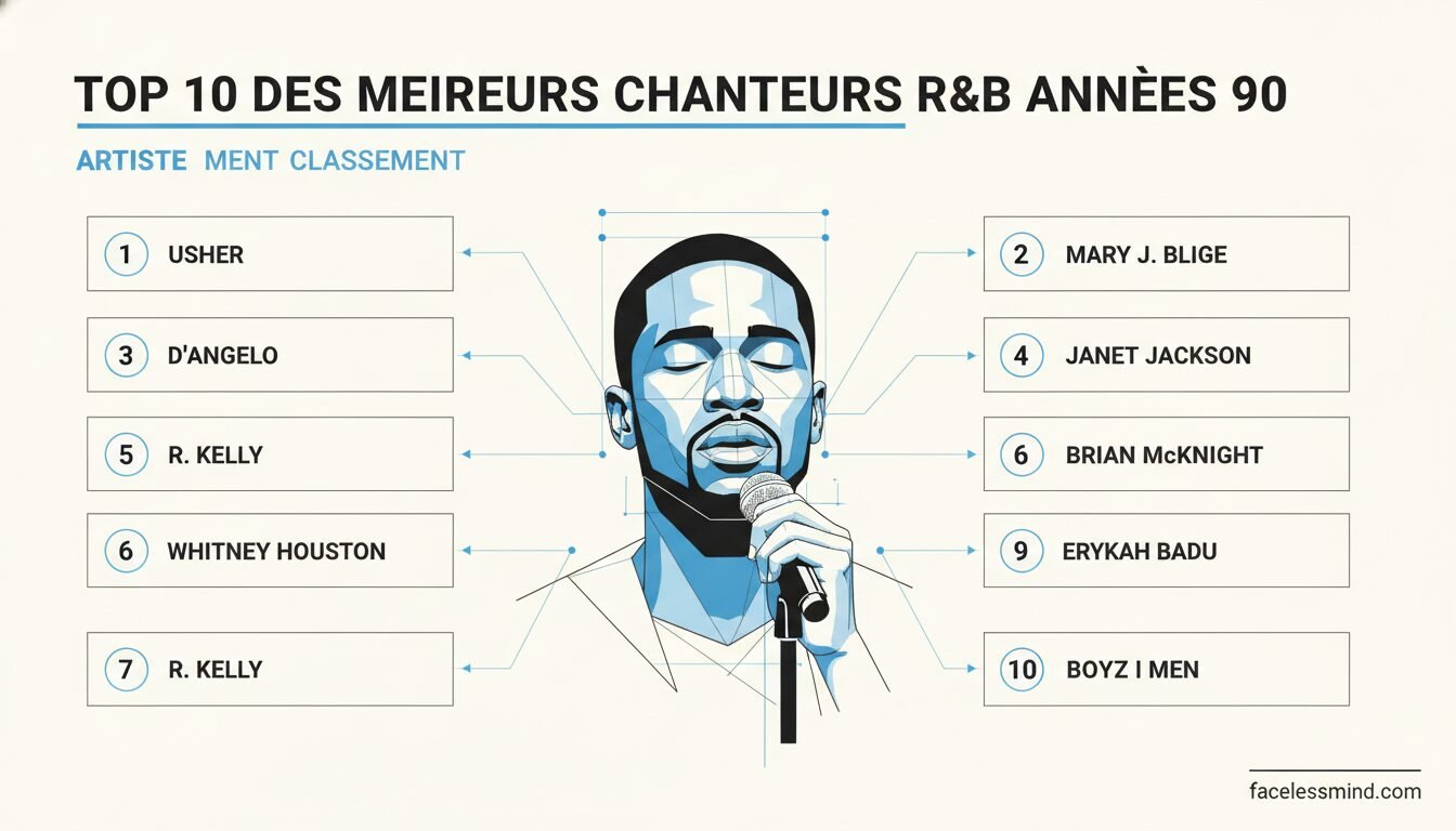 Top 10 des meilleurs chanteurs R&B des années 90