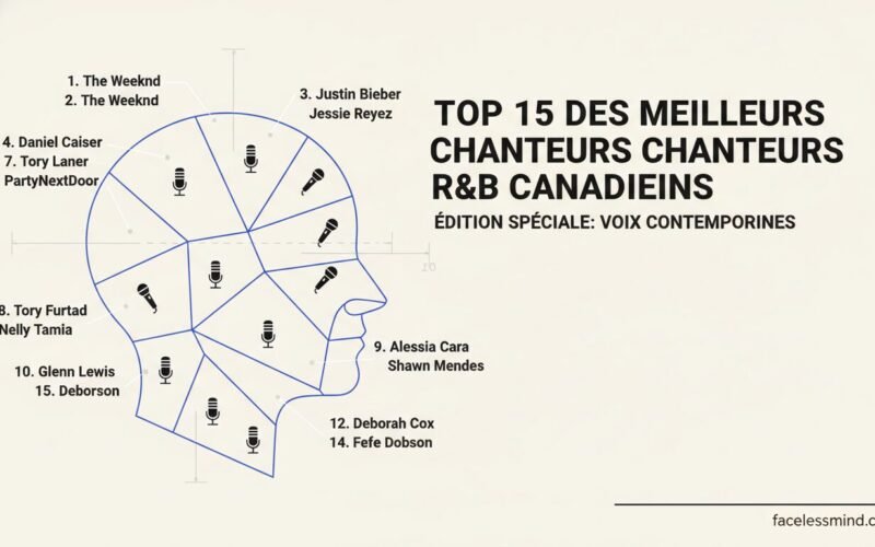 Top 15 des meilleurs chanteurs RnB canadiens : Liste 2026 chanteurs R&B du Canada
