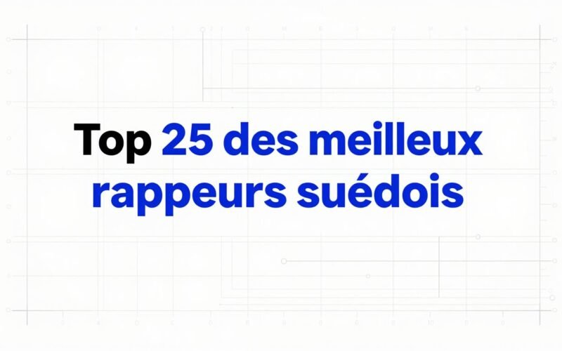 Top 25 des meilleurs rappeurs suédois : Liste 2026 des rappeurs de Suède