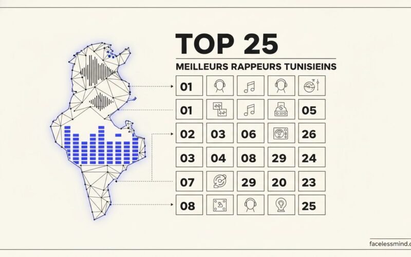 Top 25 des meilleurs rappeurs tunisiens : Liste 2026 des rappeurs de Tunisie