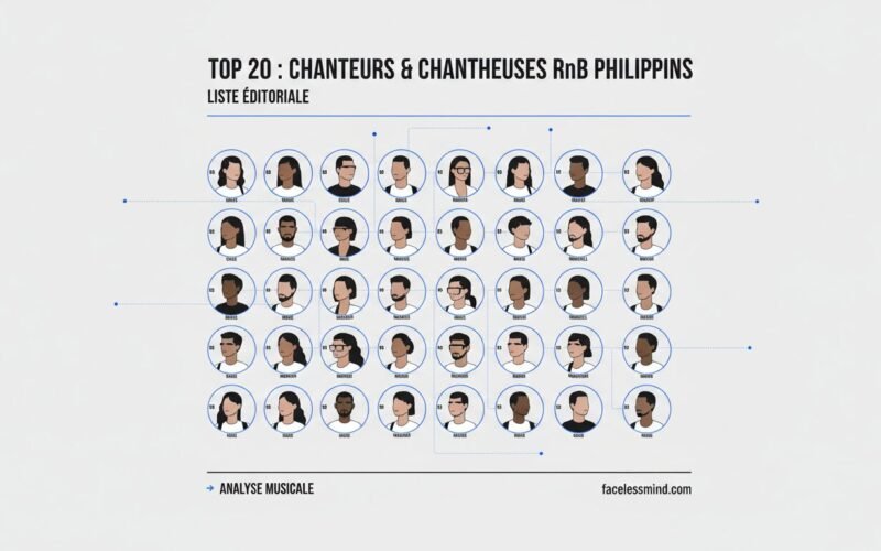 Top 20 des meilleurs chanteurs et chanteuses RnB philippins : listes chanteurs R&B des Philippines