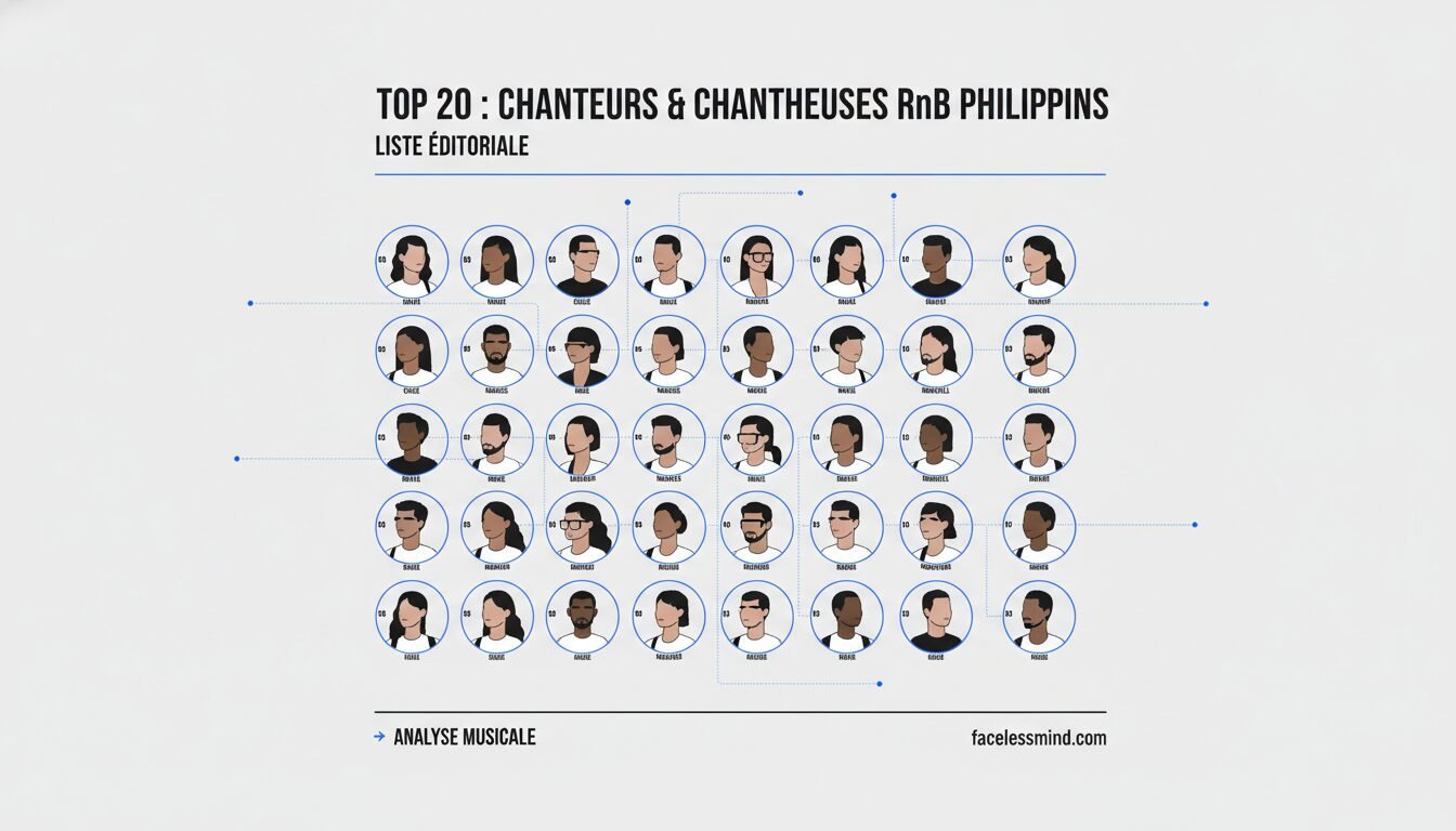 Top 20 des meilleurs chanteurs et chanteuses RnB philippins : listes chanteurs R&B des Philippines