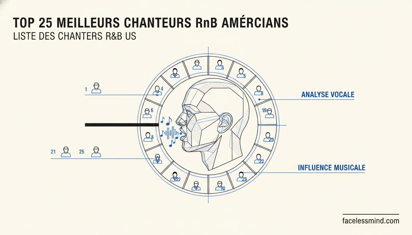 Top 25 meilleurs chanteurs RnB américains : liste des chanteurs R&B US 2026