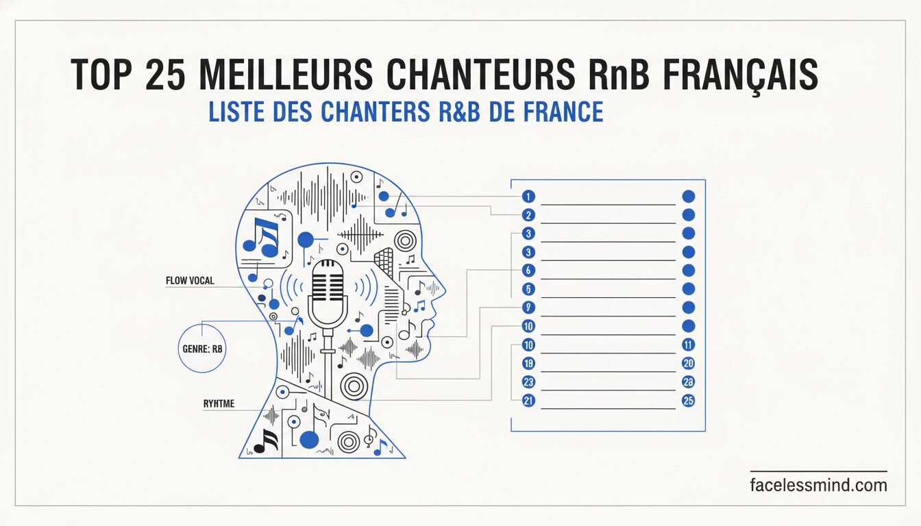 Top 25 meilleurs chanteurs RnB français : Liste des chanteurs R&B de France 2026